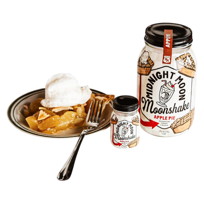 Midnight Moon Apple Pie Moonshake, 50ml, 34 Proof (17% ABV)