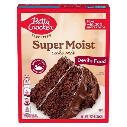 Betty Crocker Super Moist Devil's Food Cake Mix 13.25oz