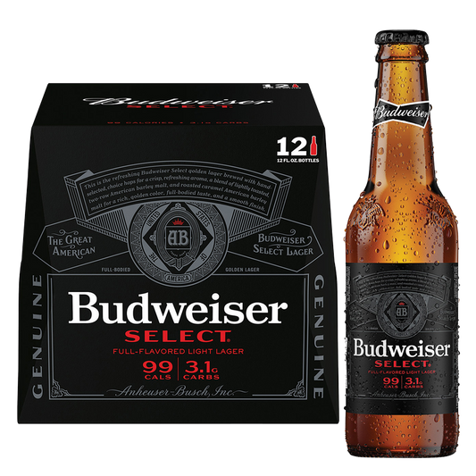 Bud Select 12pk 12oz Btl 4.3% ABV