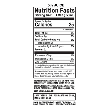 MYMUSE Inspired Soda Passion 12oz Can