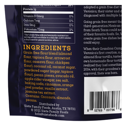 Siete Mexican Wedding Cookies 4.5oz