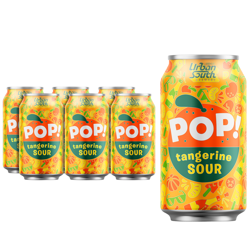Urban South POP! Tangerine Sour 6pk 12oz Can 4.5% ABV