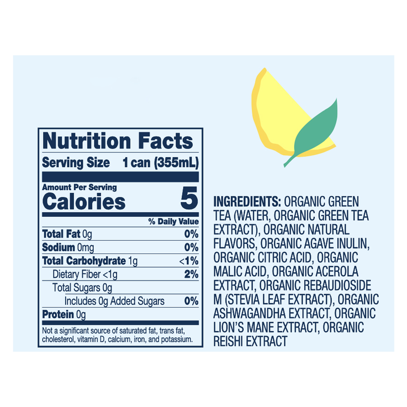 Juni Lemon Sparkling Tea 12oz Can