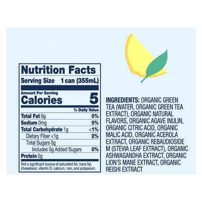 Juni Lemon Sparkling Tea 12oz Can