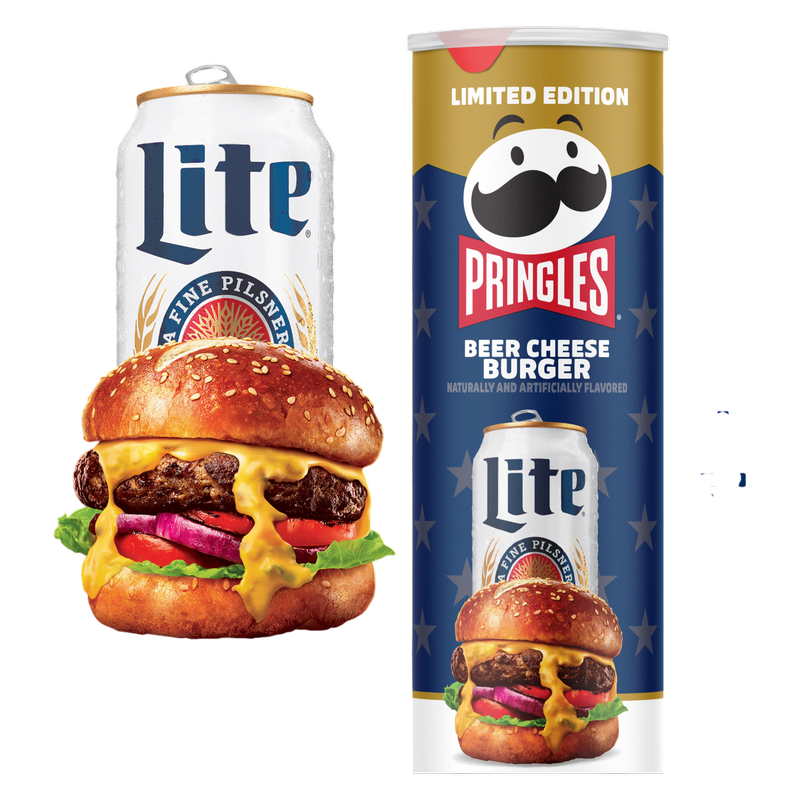 Pringles Beer Cheeseburger, 5.59 oz