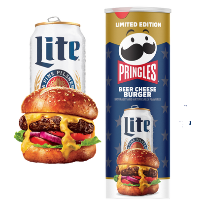 Pringles Beer Cheeseburger, 5.59 oz