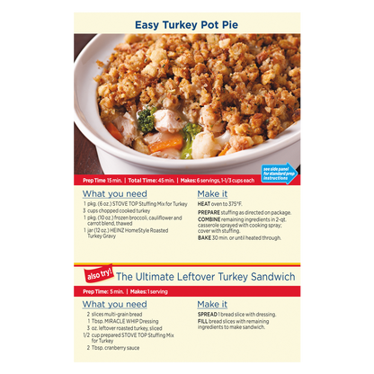 Stove Top Stuffing Stove Top Turkey 6oz
