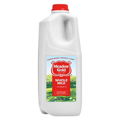 Meadow Gold Whole Vitamin D Milk - 1/2 gallon