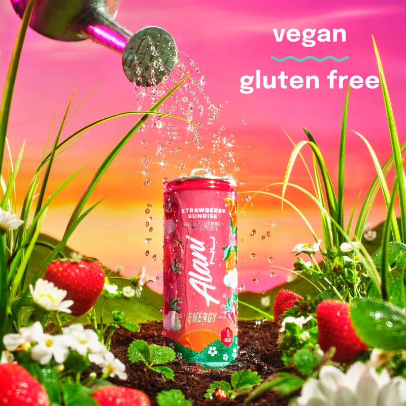 Alani Energy Strawberry Sunset 12oz Can
