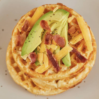 Brazi Bites Cheesy Gluten Free Waffles, 6ct