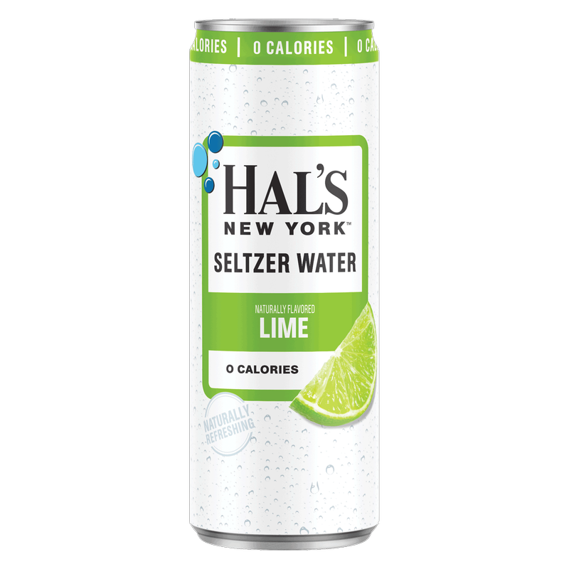 Hal's New York Lime Seltzer 8pk 12oz Can