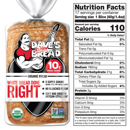 Daves Killer Bread White Done Right 24 oz