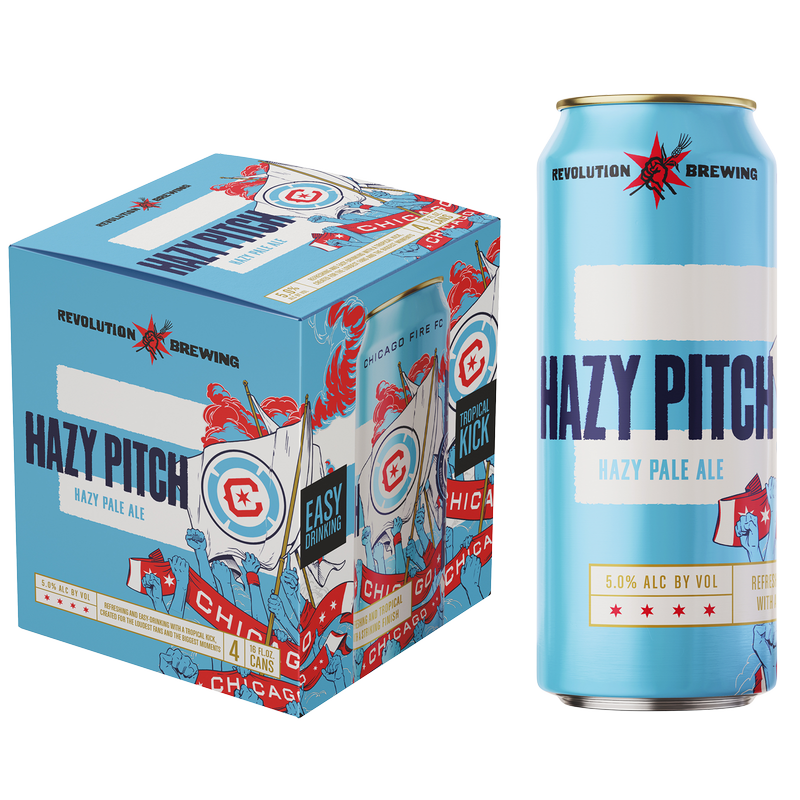 Revolution Hazy Pitch Hazy Pale Ale 4pk 16oz Can 5.0 % ABV