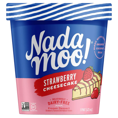 NadaMoo! Strawberry Cheesecake Dairy Free Frozen Dessert 16oz