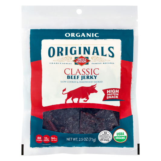 Dietz & Watson Organic Beef Jerky 2.5oz