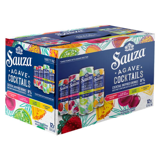 Sauza Agave Cocktails Variety Pack 12pk 12oz Cans