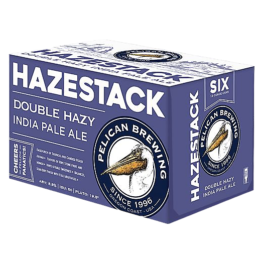 Pelican Hazestack Hazy Double IPA 6pk 12oz Cans