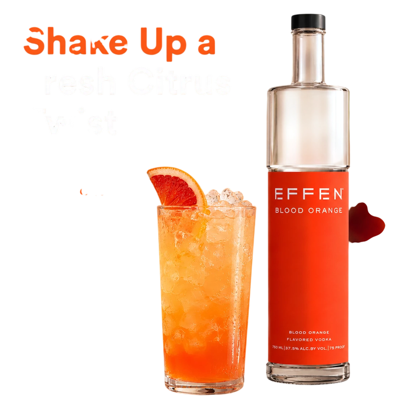 Effen Blood Orange Vodka 750ml (75 Proof)