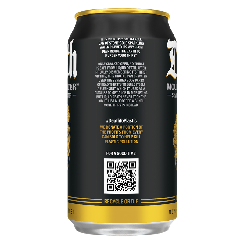 Liquid Death Sparkling Mountain Water 12pk 12oz Can