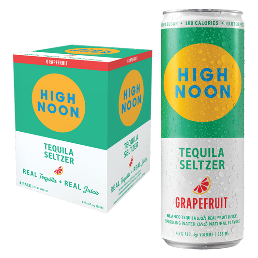 High Noon Grapefruit Tequila Seltzer 4pk