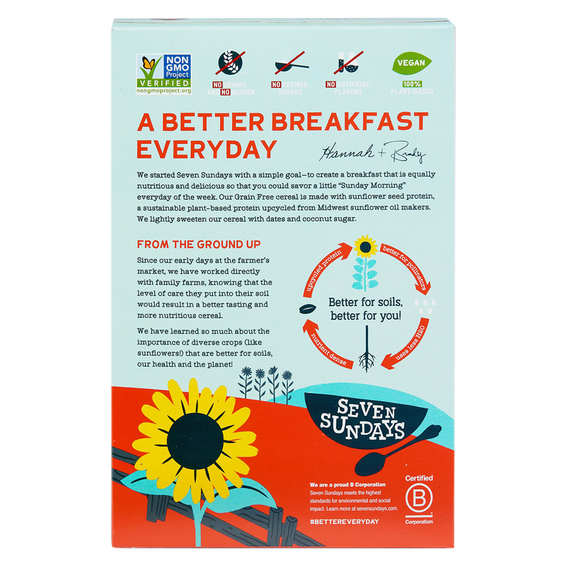 Seven Sundays Real Cinnamon Grain Free Cereal 8oz Box