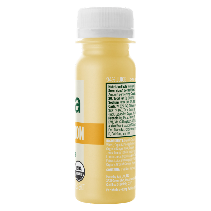 Suja Organics Digestion Ginger Pineapple Shot 2oz Btl