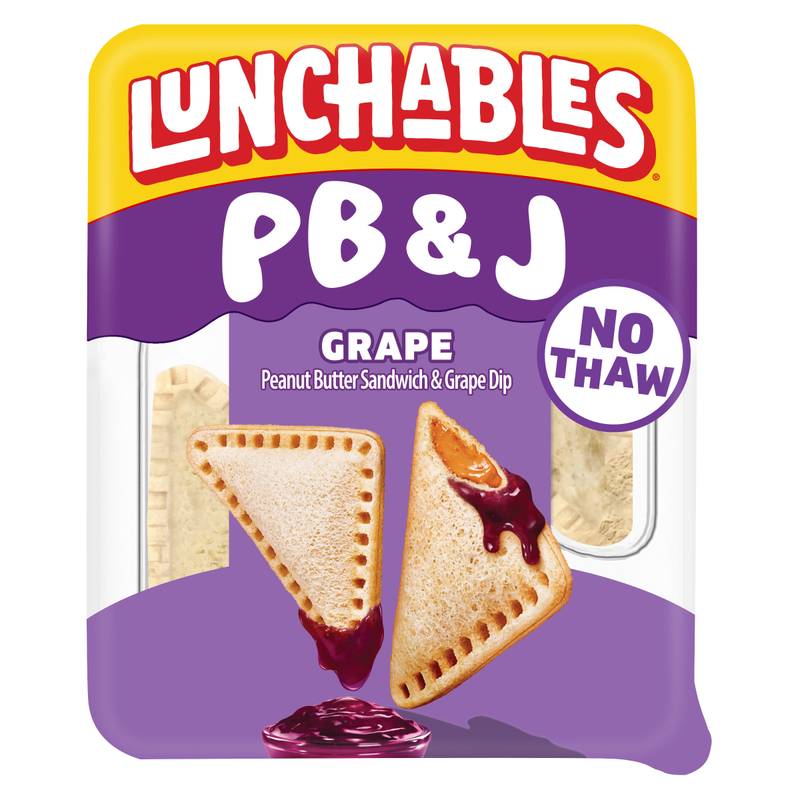Lunchables PB&J Peanut Butter Sandwich & Grape Dip - 2.27oz