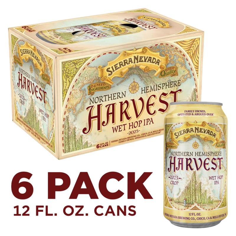 Sierra Nevada Northern Hemisphere Harvest Wet Hop IPA 6pk 12oz Cans