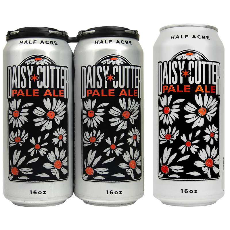 Half Acre Daisy Cutter Pale Ale 4pk 16oz Can 5.2% ABV