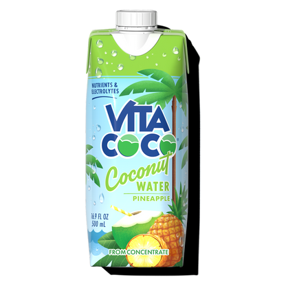Vita Coco Coconut Pineapple Water 16.9oz Ctn