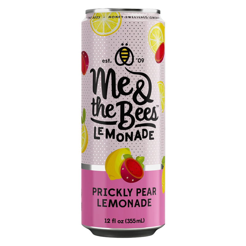 Me & The Bees Prickly Pear Lemonade 12oz Btl