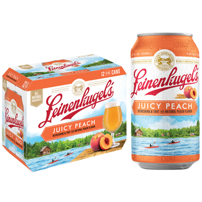 Leinenkugel's Juicy Peach 12pk 12oz Can 4.4% ABV