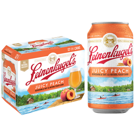 Leinenkugel's Juicy Peach 12pk 12oz Can 4.4% ABV