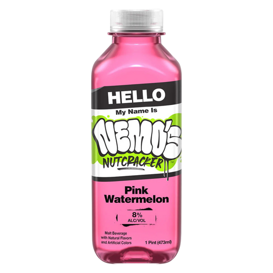 Nemo's Nutcracker Pink Watermelon 16oz Bottle 8% ABV