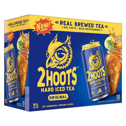 2 Hoots Hard Iced Tea 12pk 12oz Can 5.0% ABV