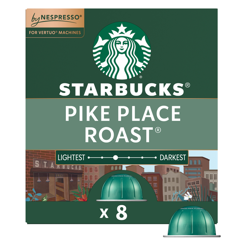 Starbucks by Nespresso Vertuo Line Pike Place Roast 8ct