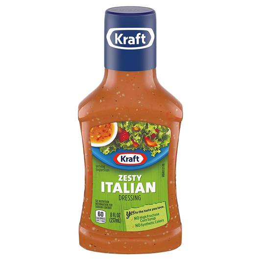 Kraft Zesty Italian Salad Dressing 8oz