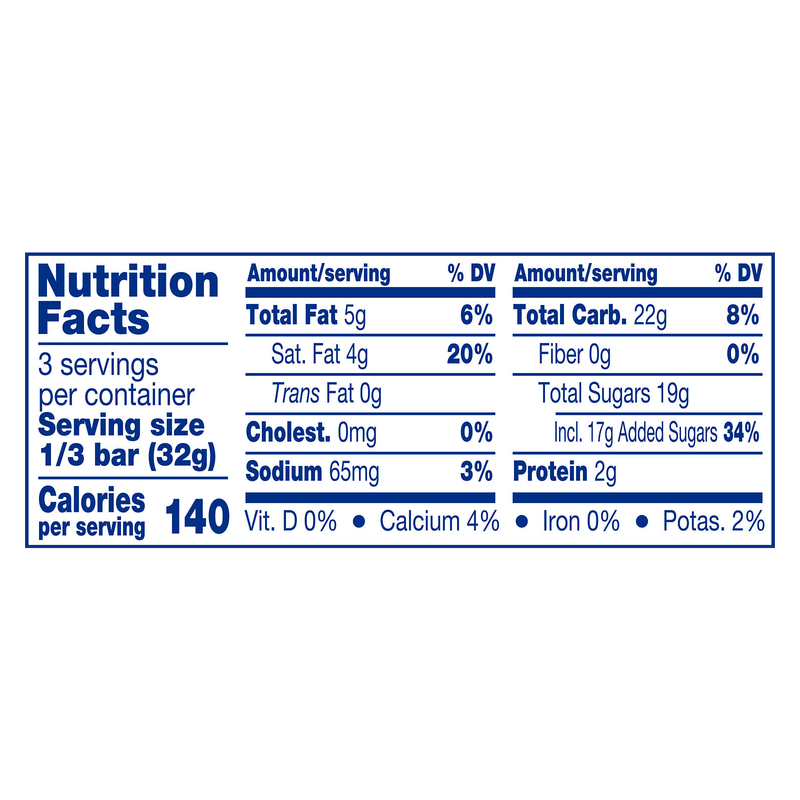 Zero White Chocolate Caramel Peanut Almond Nougat King Size 3.4oz