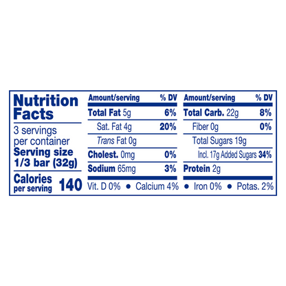 Zero White Chocolate Caramel Peanut Almond Nougat King Size 3.4oz