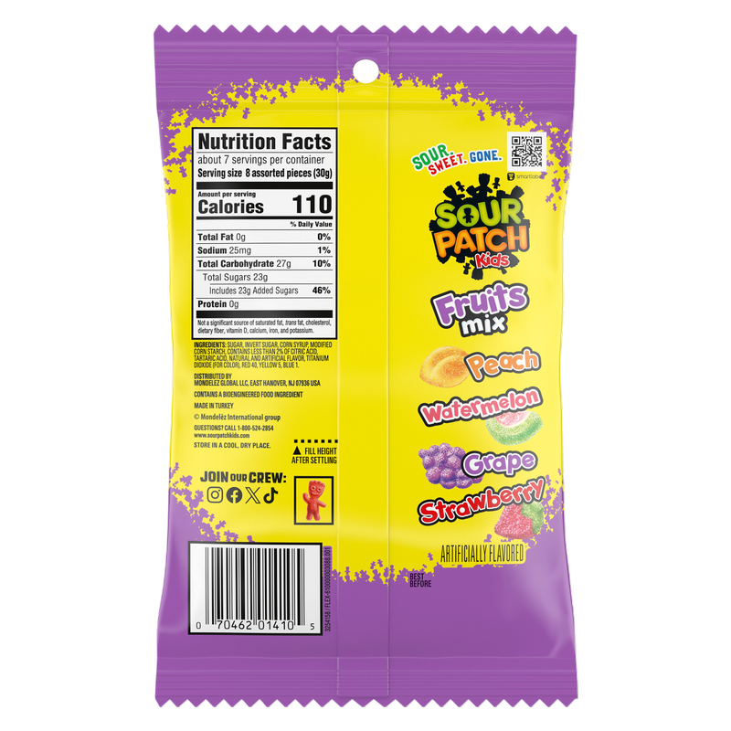 Sour Patch Kids Fruits, 7.35 oz
