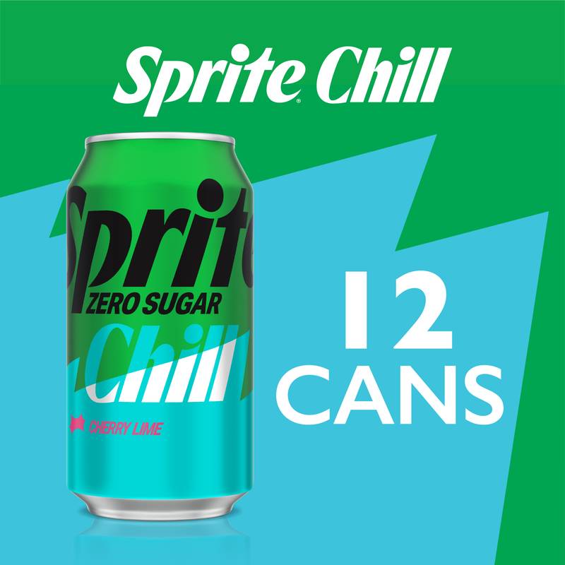 Sprite Chill Cherry Lime Zero Sugar 12pk 12oz Can