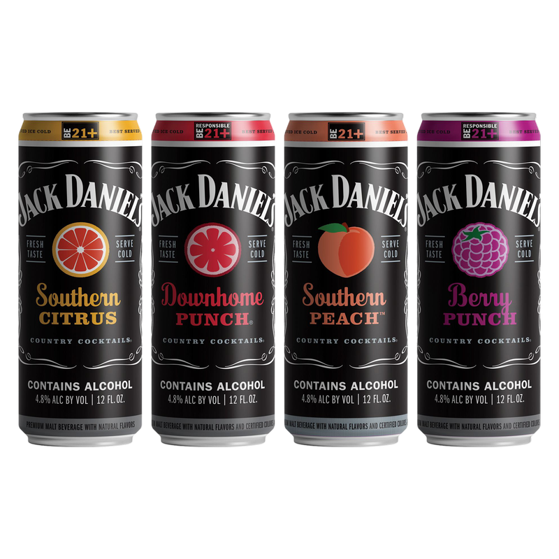 Jack Daniels Party Pack Variety 12pk 12oz Can 4.8% ABV