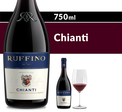Ruffino Chianti DOCG Sangiovese 750ml 13% ABV