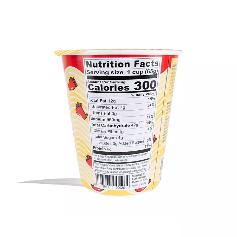 A-Sha Hello Kitty Spicy Cup Noodle Soup - 2.29oz