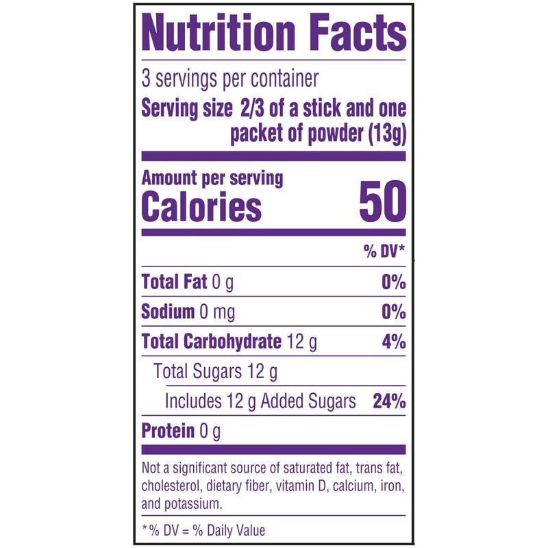 Fun Dip Grape/Cherry/Razz Apple 3 Flavor 1.4 oz