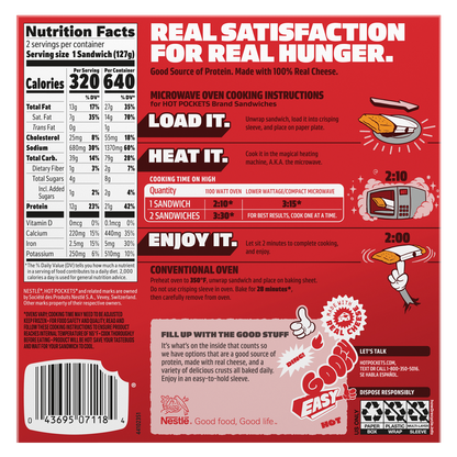 Hot Pockets Steak & Cheddar 2ct