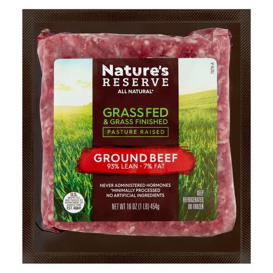 Grass Fed Ground Beef 93% Lean - 16oz