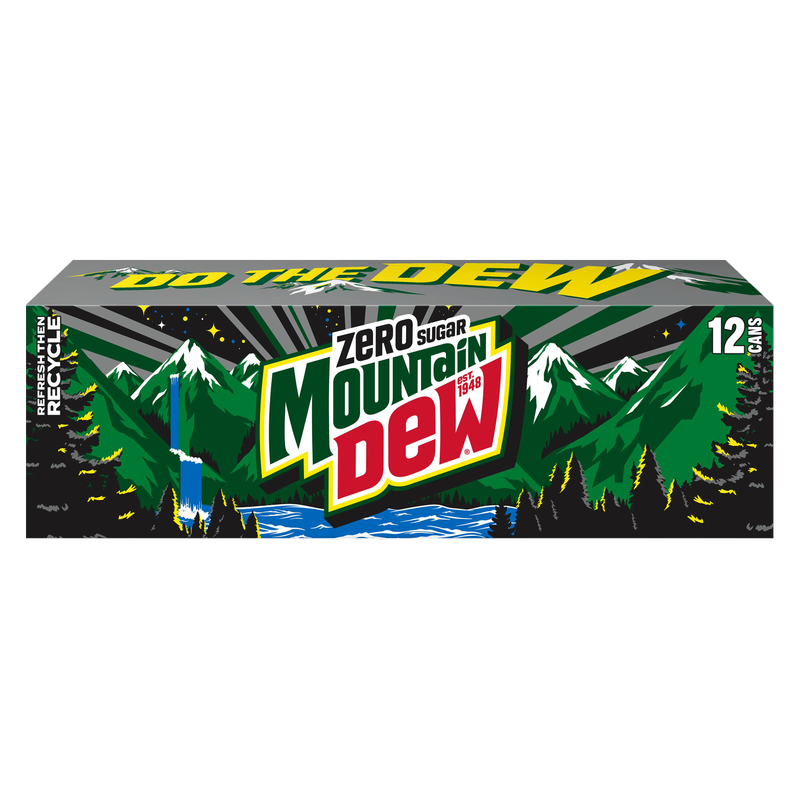Mountain Dew Zero 12pk 12oz Can