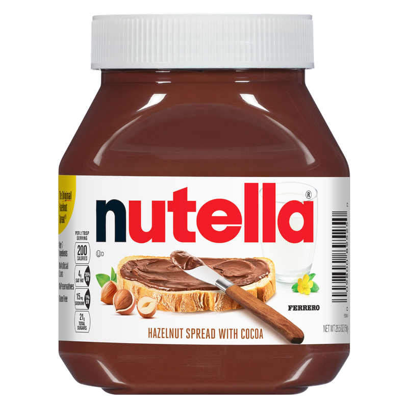 Nutella Hazelnut Spread with Cocoa for Breakfast, 26.5 oz Jar