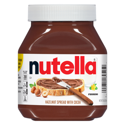 Nutella Hazelnut Spread with Cocoa for Breakfast, 26.5 oz Jar